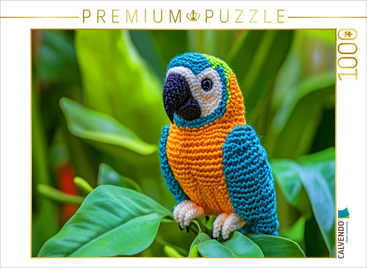 Produktbild: CALVENDO Puzzle Ara | 1000 Teile Lege-Gr&ouml;&szlig;e 64x48cm Foto-Puzzle f&uuml;r gl&uuml;ckliche Stunden