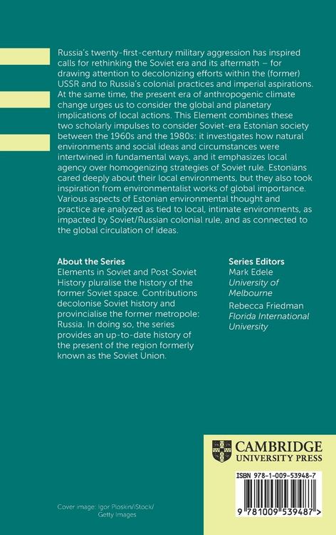 Produktbild: Environment and Society in Soviet Estonia, 1960-1990