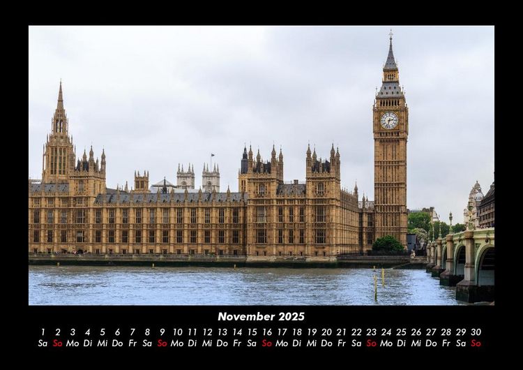 Produktbild: London - Impressionen 2025 Fotokalender DIN A3