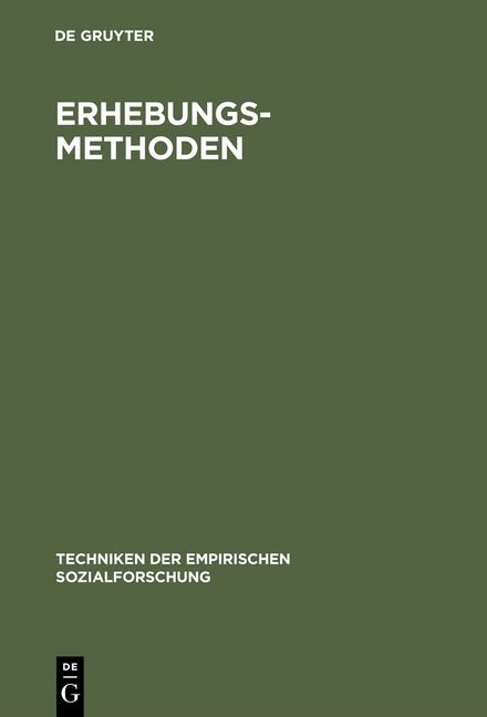 Produktbild: Erhebungsmethoden