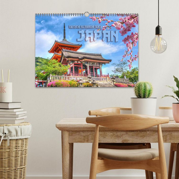 Produktbild: Exotische Bilderreise durch Japan (Wandkalender 2026 DIN A3 quer), CALVENDO Monatskalender