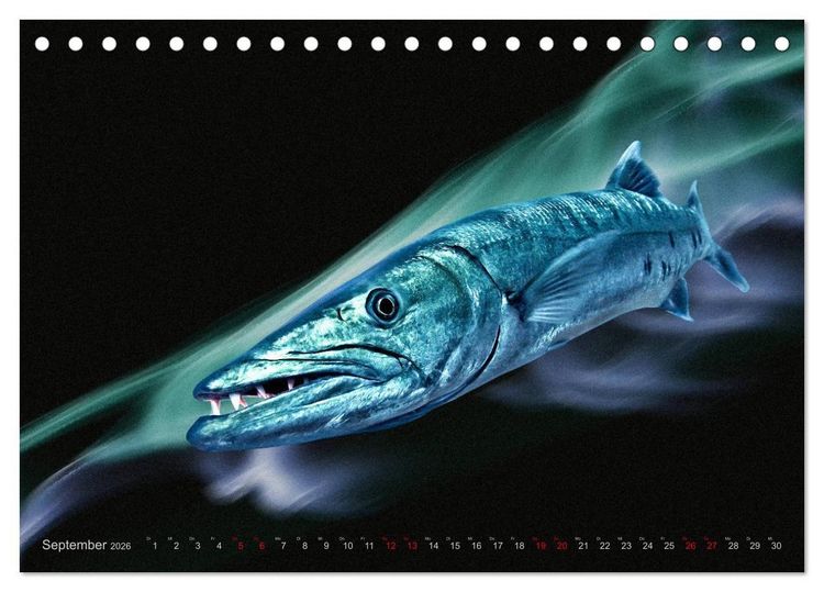 Produktbild: Artwork Unterwasser - Erlebnis Tauchen (Tischkalender 2026 DIN A5 quer), CALVENDO Monatskalender
