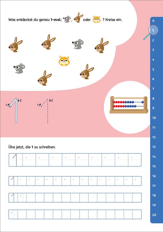 Produktbild: Schreiben lernen mit Spurrillen und Zauberstift - Zahlen