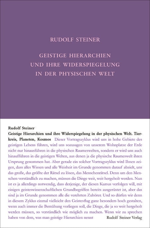 Produktbild: Geistige Hierarchien und ihre Widerspiegelung in der physischen Welt