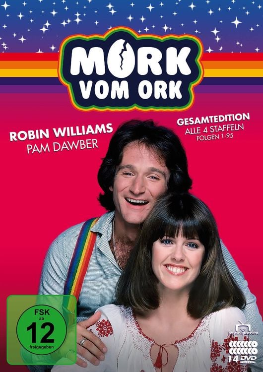 Produktbild: Mork vom Ork - Gesamtedition: Alle 4 Staffeln (Folgen 1-95) (Fernsehjuwelen) [14 DVDs]