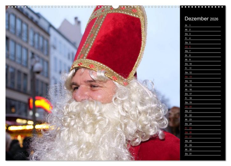 Produktbild: Krampus Kalender 2026 (Wandkalender 2026 DIN A2 quer), CALVENDO Monatskalender