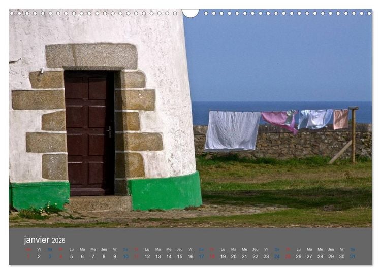 Produktbild: COULEURS d'OUESSANT (Calendrier mural 2026 DIN A3 vertical), CALVENDO calendrier mensuel