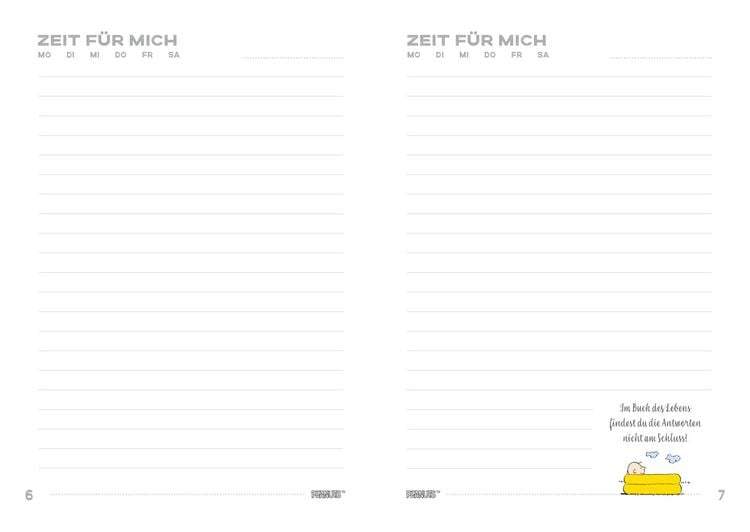 Produktbild: Peanuts Geschenkbuch: Zeit f&uuml;r mich
