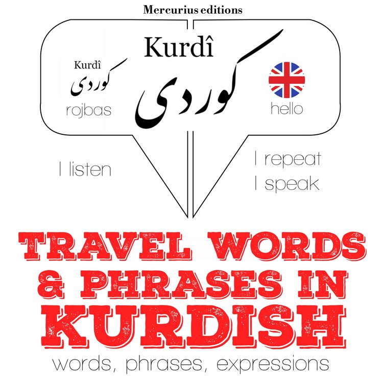 Produktbild: Travel words and phrases in Kurdish