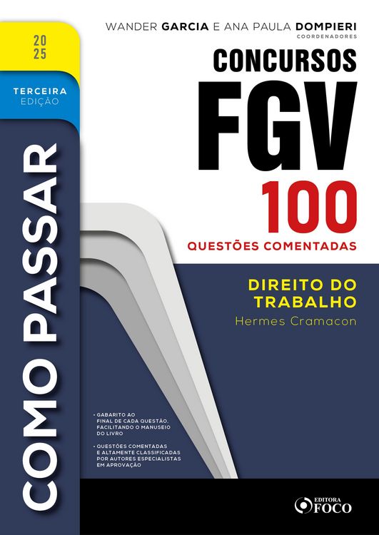 Produktbild: Como Passar em Concursos FGV - 3&ordf; Ed - 2025
