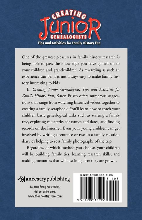 Produktbild: Creating Junior Genealogists