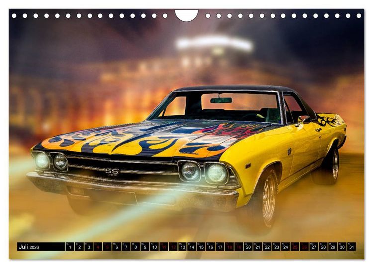 Produktbild: American Classic Cars (Wandkalender 2026 DIN A4 quer), CALVENDO Monatskalender