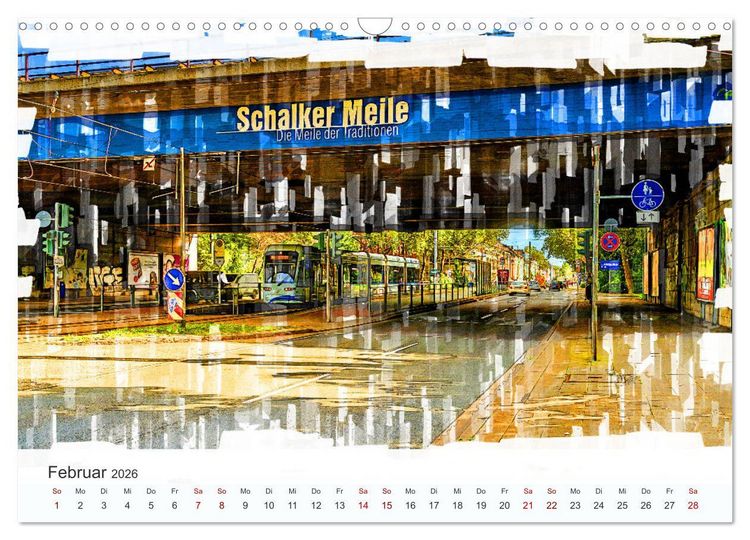 Produktbild: Ruhrpott Art (Wandkalender 2026 DIN A3 quer), CALVENDO Monatskalender