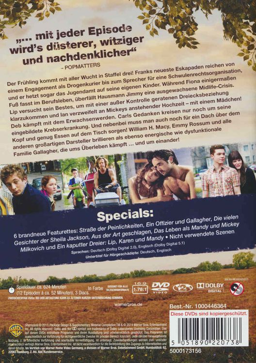 Produktbild: Shameless - Staffel 3 [3 DVDs]