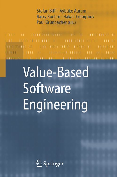 Produktbild: Value-Based Software Engineering