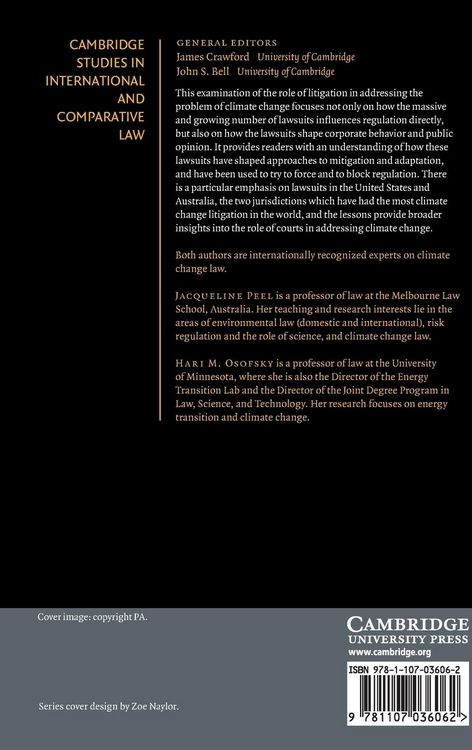 Produktbild: Climate Change Litigation