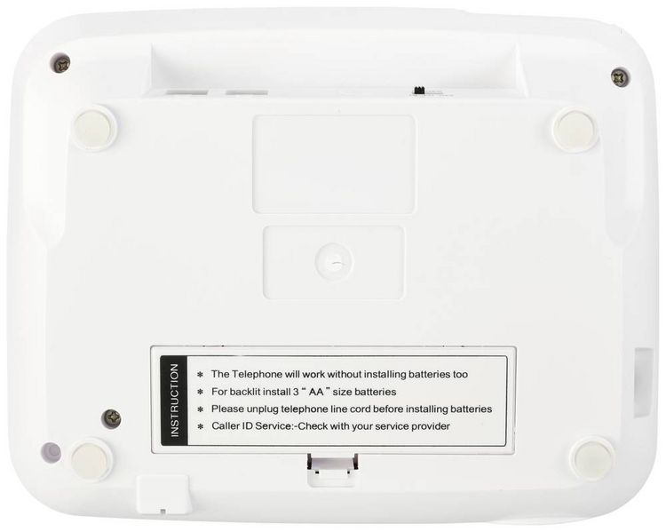 Produktbild: Renkforce RF-DP-400 Schnurgebundenes Seniorentelefon Freisprechen LC-Display Wei&szlig;