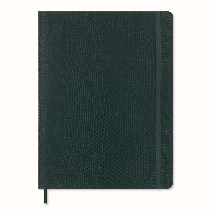 Produktbild: Moleskine Vegea Boa Notizbuch, XL, liniert, weicher Einband, gr&uuml;n, in Box