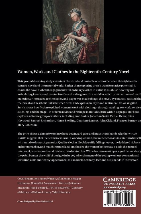 Produktbild: Women, Work, and Clothes in the Eighteenth-Century Novel