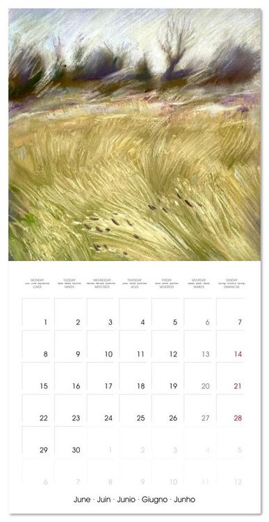 Produktbild: Lieux merveilleux (Calendrier mural carr&eacute; 2026 30x30 cm) Calendrier double avec une page pour vos prises de notes
