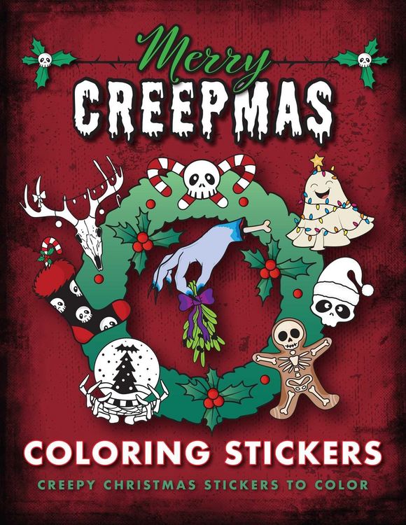Produktbild: Merry Creepmas Coloring Stickers