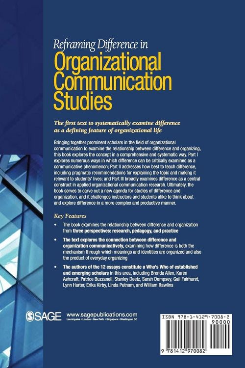 Produktbild: Reframing Difference in Organizational Communication Studies