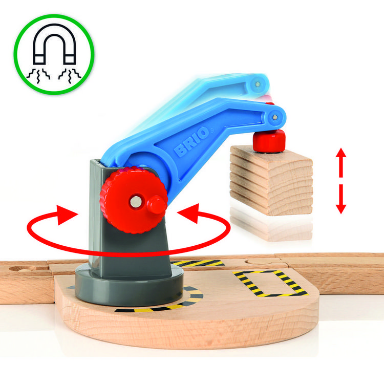 Produktbild: BRIO 63602800 - Starterset Güterzug mit Kran A