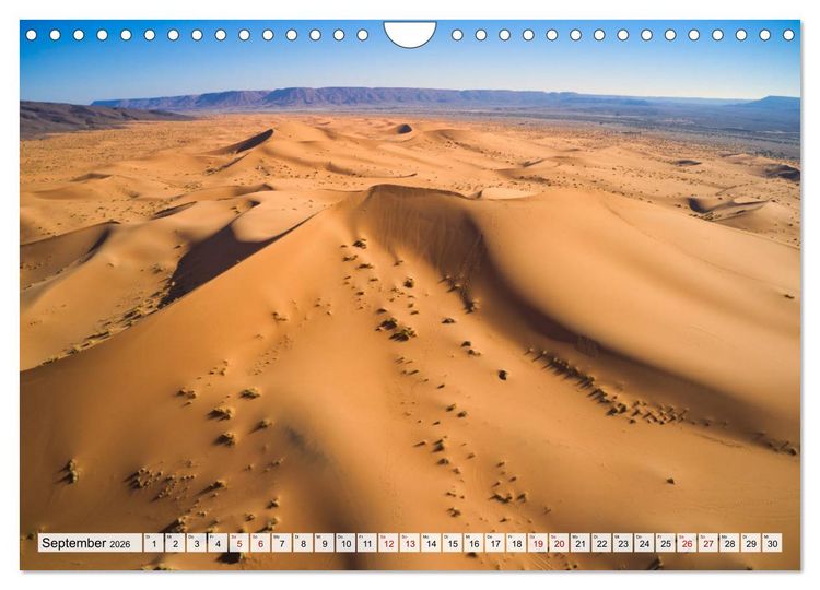 Produktbild: Marokko - Faszinierende Landschaften und traditionelle Bauwerke von oben (Wandkalender 2026 DIN A4 quer), CALVENDO Monatskalender