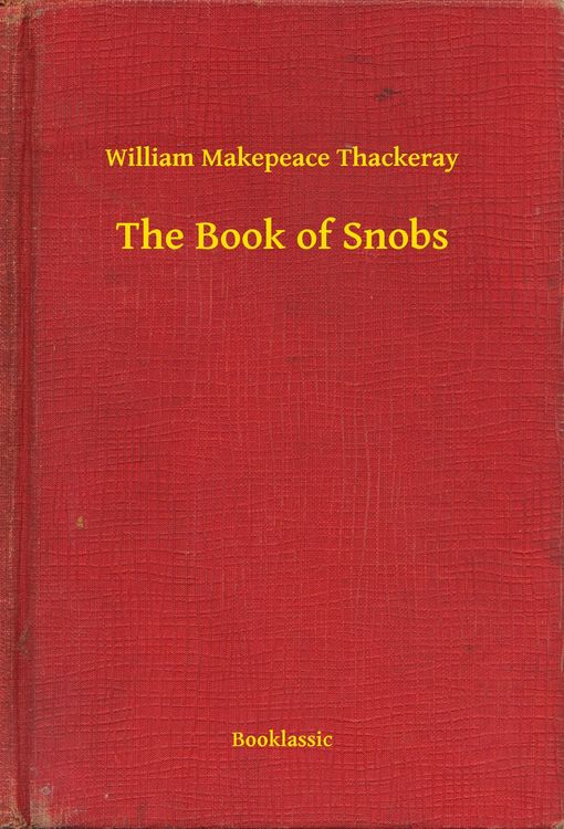 Produktbild: The Book of Snobs