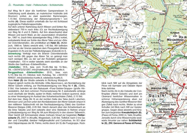 Produktbild: ROTHER Wanderf&uuml;hrer Dolomiten H&ouml;henwege 1-3