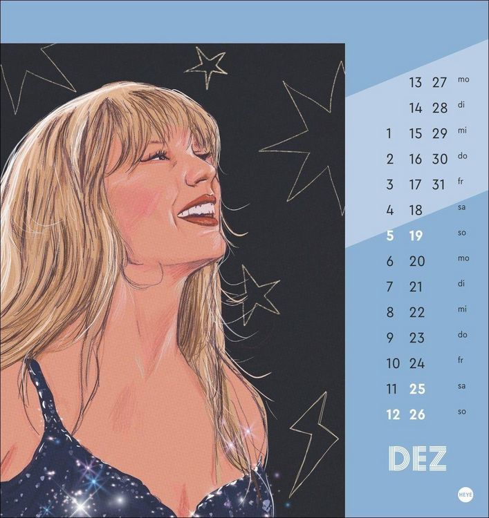 Produktbild: Taylor Postkartenkalender 2027