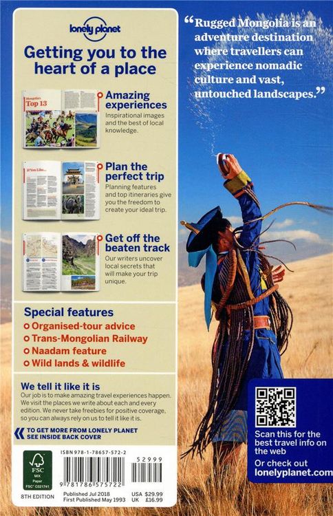 Produktbild: Lonely Planet Mongolia