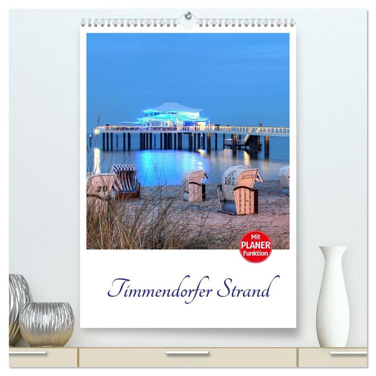 Produktbild: Timmendorfer Strand (hochwertiger Premium Wandkalender 2026 DIN A2 hoch), Kunstdruck in Hochglanz