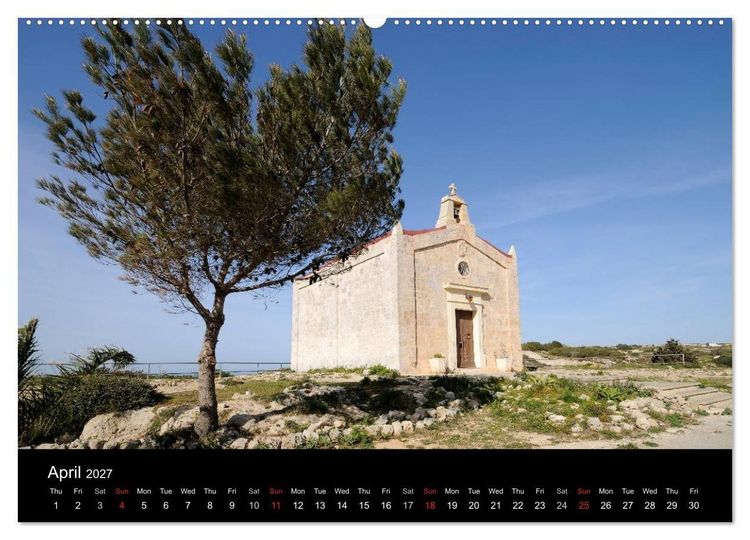Produktbild: Malta. The sunny island full of charm. (High Quality Premium Wall Calendar 2027 DIN A2 landscape),CALVENDO 12 Month Wall Calendar