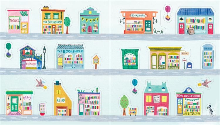 Produktbild: A Book Lover's Sticker Book