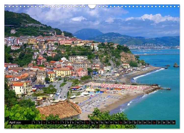 Produktbild: Amalfi Coast and Campania (Wall Calendar 2026 DIN A3 landscape), CALVENDO 12 Month Wall Calendar