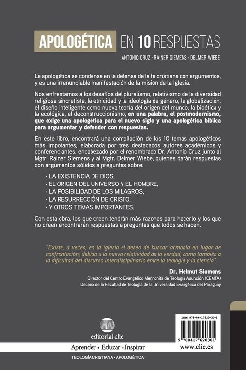 Produktbild: Las Apolog&iquest;&iquest;tica En Diez Respuestas