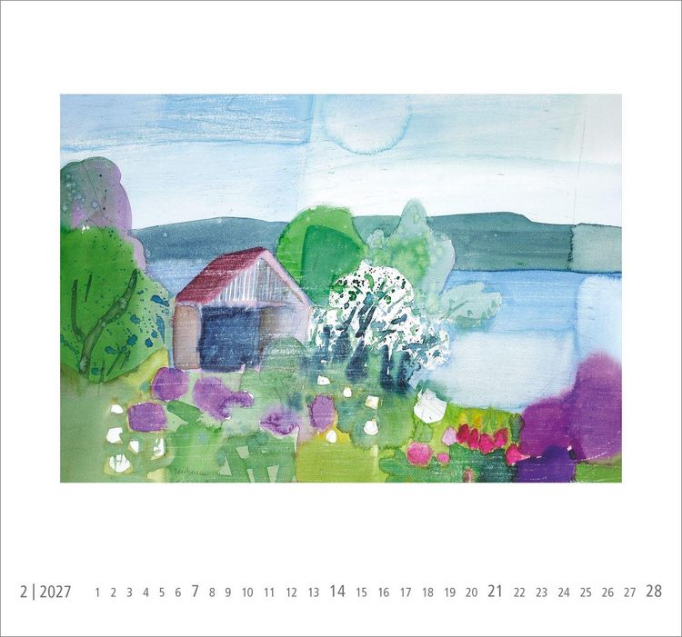 Produktbild: Postkartenkalender 2027: Neue Horizonte