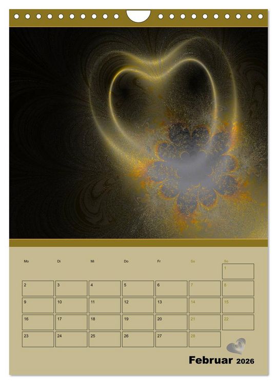 Produktbild: Ganz viel Herz (Wandkalender 2026 DIN A4 hoch), CALVENDO Monatskalender