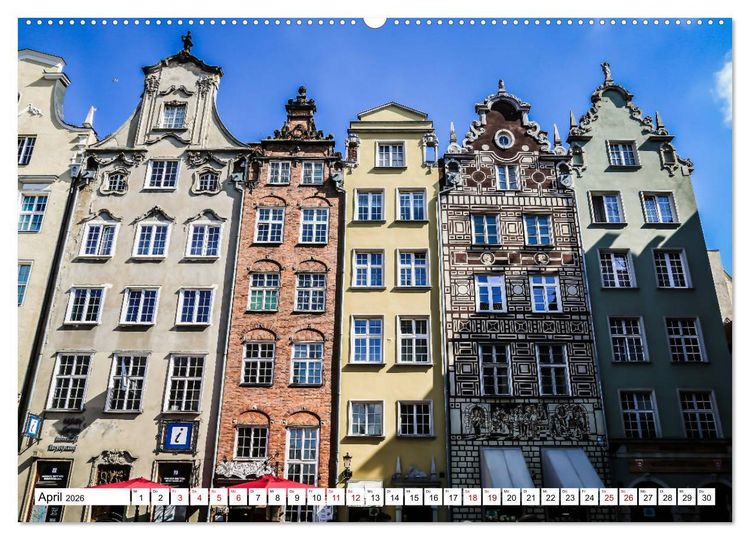 Produktbild: Danzig - Gdansk (hochwertiger Premium Wandkalender 2026 DIN A2 quer), Kunstdruck in Hochglanz
