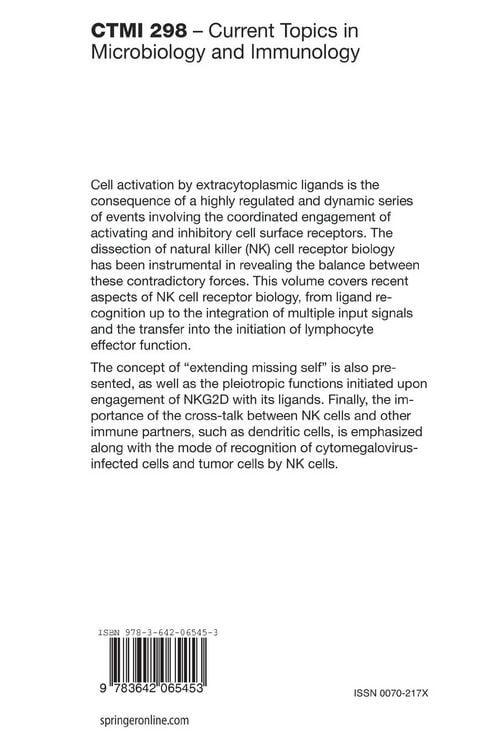 Produktbild: Immunobiology of Natural Killer Cell Receptors