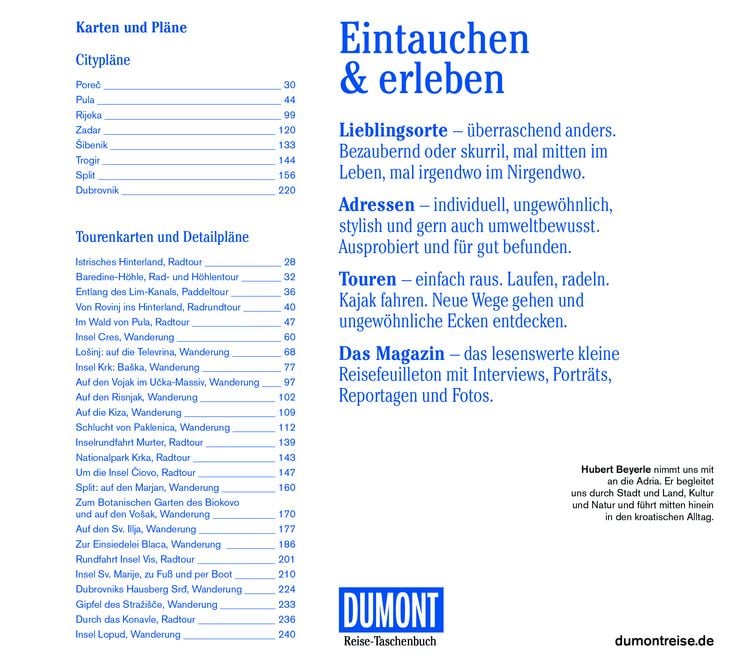 Produktbild: DuMont Reise-Taschenbuch Kroatische Adriak&uuml;ste