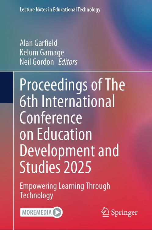 Produktbild: Proceedings of The 6th International Conference on Education Development and Studies 2025