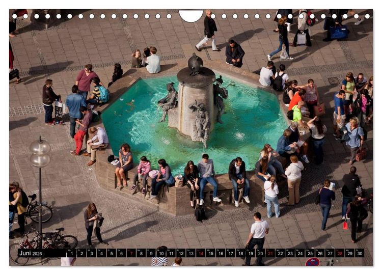 Produktbild: Landeshauptstadt M&uuml;nchen (Wandkalender 2026 DIN A4 quer), CALVENDO Monatskalender