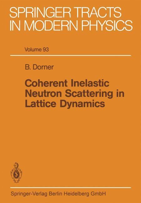 Produktbild: Coherent Inelastic Neutron Scattering in Lattice Dynamics