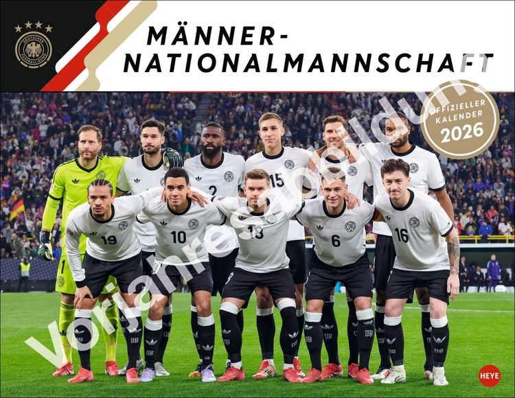 Produktbild: DFB M&auml;nner Posterkalender 2027