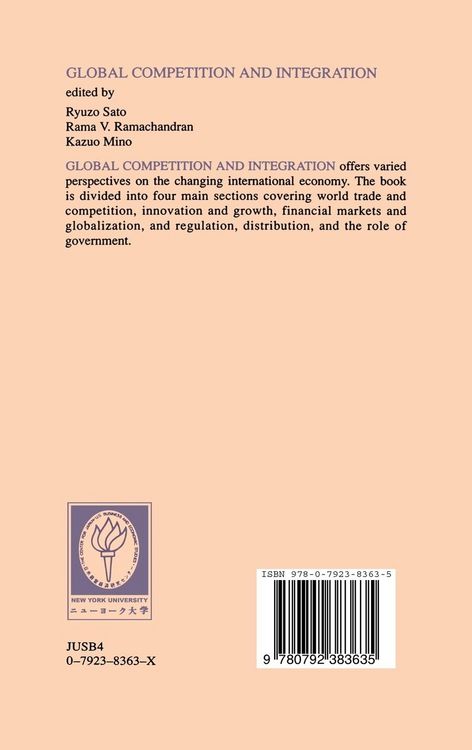Produktbild: Global Competition and Integration