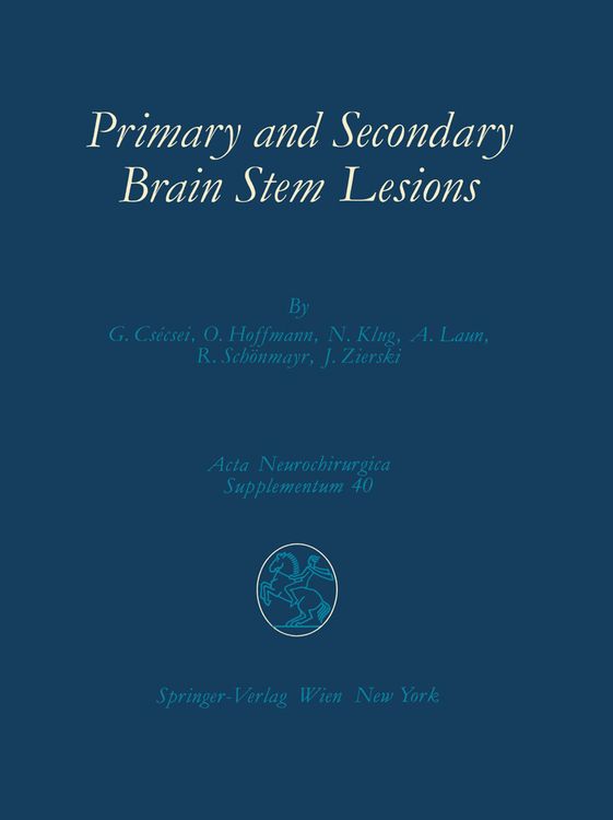Produktbild: Primary and Secondary Brain Stem Lesions