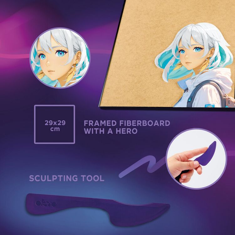 Produktbild: 3D Gem&auml;lde MANGA Luft