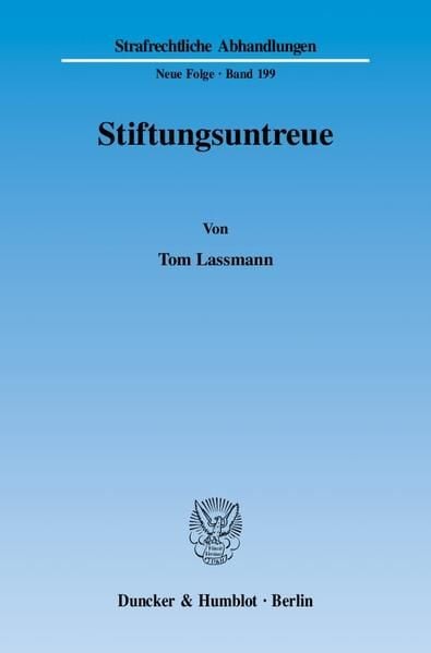 Bild vom Artikel Stiftungsuntreue. vom Autor Tom Lassmann